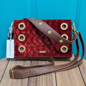 NWT Hammitt Monarch Velvet Small Montana Clutch